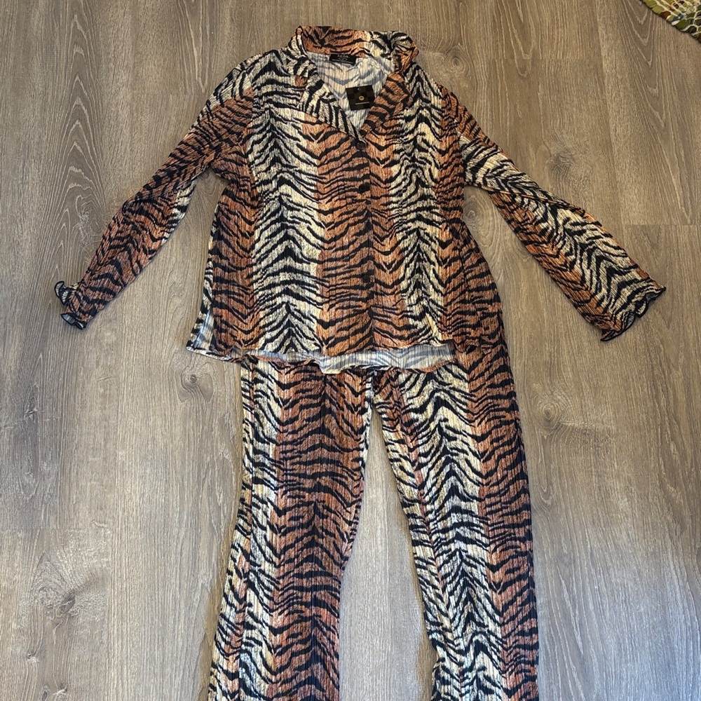 Dressed in LALA Zebra tiger stripe set